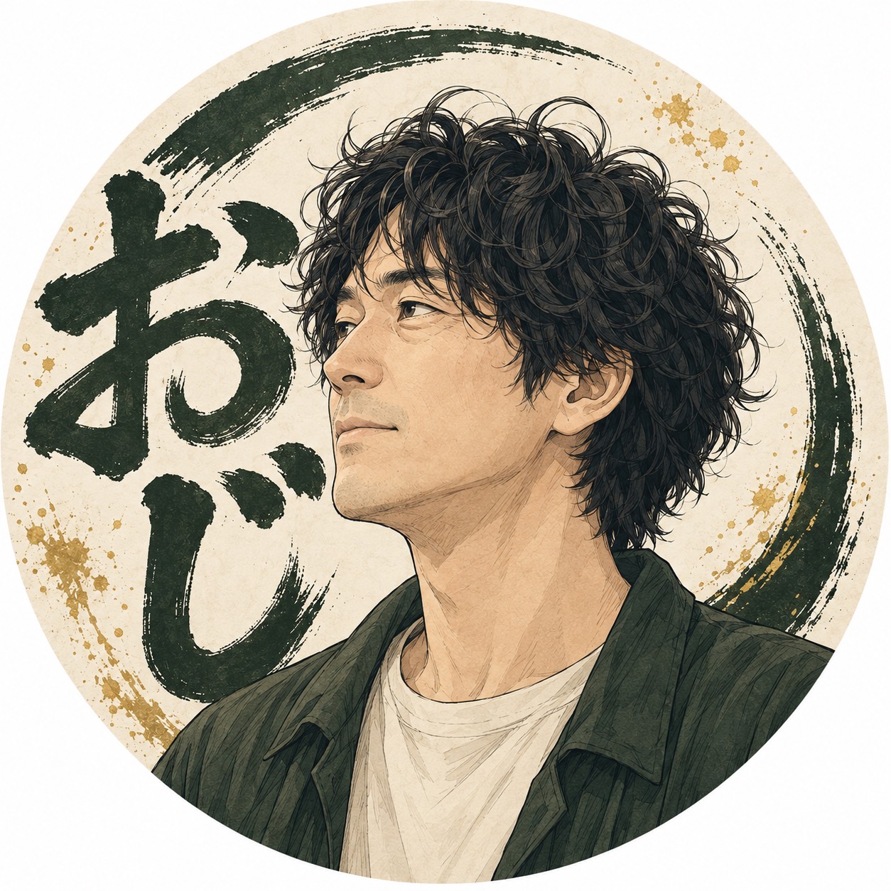 業務おじのプロフィール用イラスト